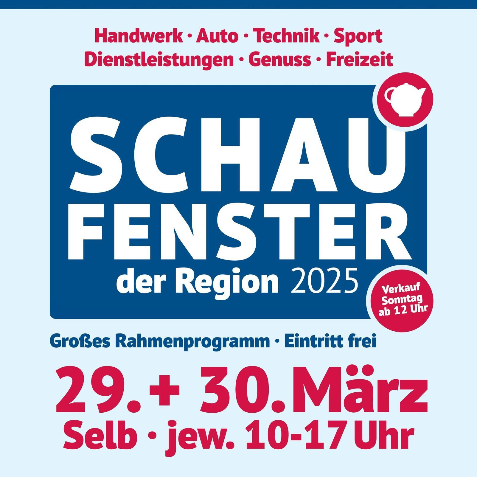 Schaufenster der Region